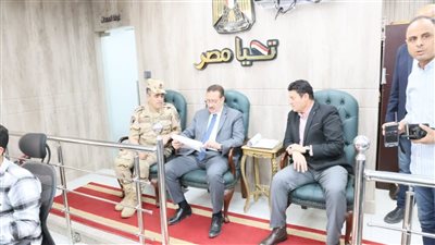 محافظ المنوفية يشهد نموذج محاكاة لأزمة افتراضية وطرق مواجهتها والتعامل الفوري 