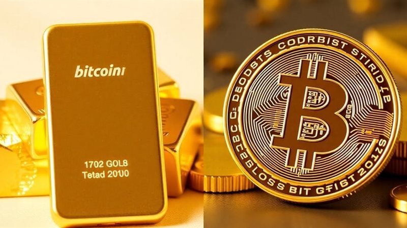 ذهب وبيتكوين