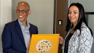 مايا مرسي تلتقي وزير الأسرة والتنمية الاجتماعية بجمهورية سنغافورة