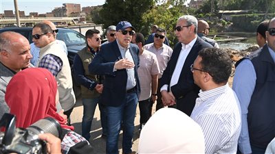 في زيارة مفاجئة.. وزير الري يتفقد الترع والمجاري المائية بالغربية 