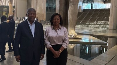  رئيس أنجولا في زيارة للمتحف المصري الكبير 