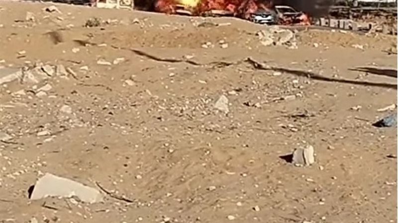 اثار الحريق 