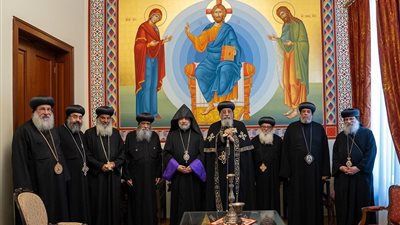 البابا تواضروس الثانى يزور مطرانية الأرمن الأرثوذكس في رومانيا