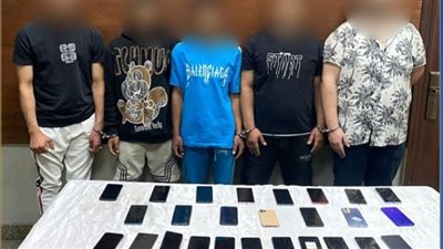 القبض على تشكيل عصابي سرقوا هاتف مواطن أجنبي فى مصر القديمة 