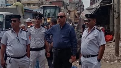 حملة مكبرة لإزالة الإشغالات في حي العرب ببورسعيد لتحسين السيولة المرورية