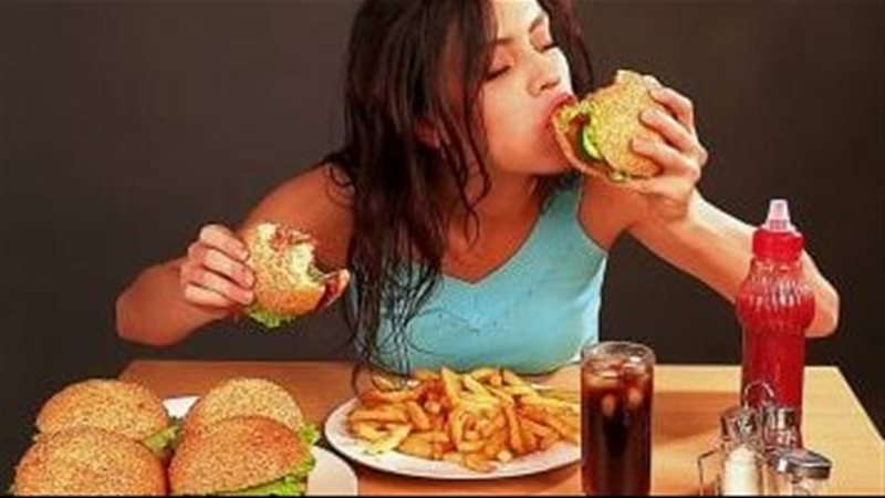 شراهة الأكل