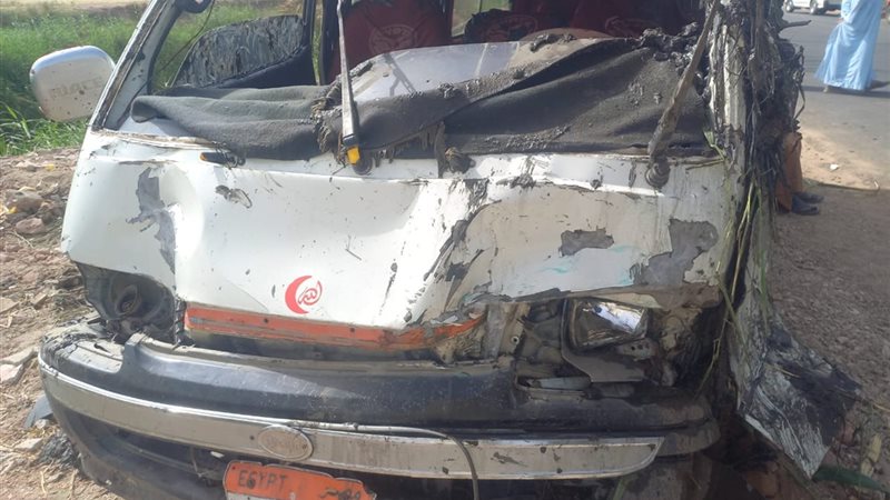 حادث تصادم بسوهاج