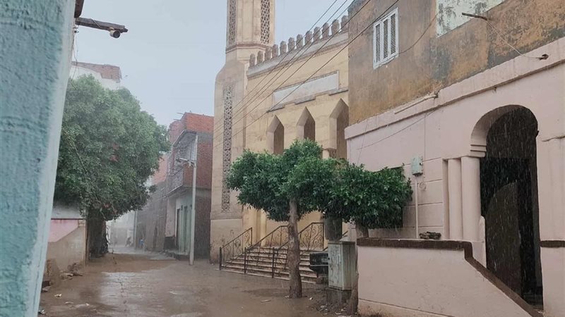 جانب من الأمطار