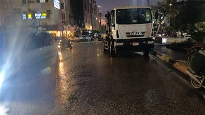 أمطار غزيرة على القليوبية ورفع حالة الطوارئ