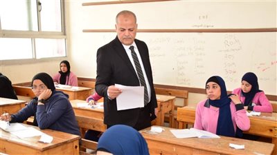 انتظام امتحانات نهاية العام  بمدرسة  زويل للتعليم والتدريب المزدوج ببورسعيد