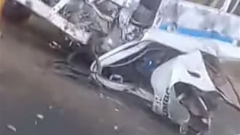اثار الحادث