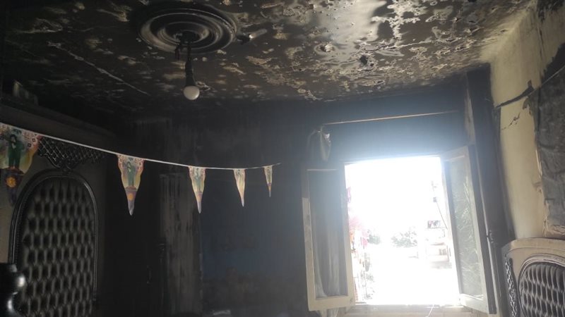 حريق وحدة سكنية ببورسعيد