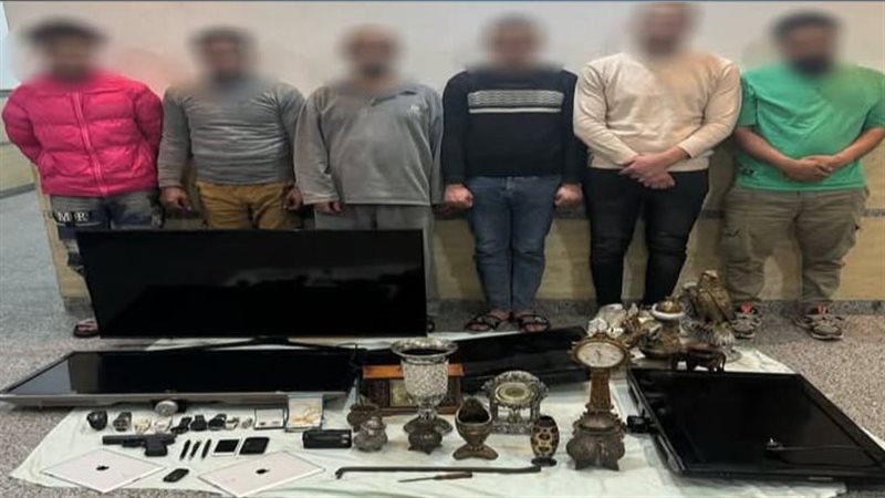 المتهمين بسرقة فيلا