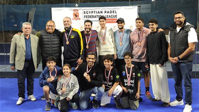 تعرف على أبطال النسخة الثانية من الدوري المصري للبادل