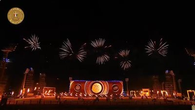 الألعاب النارية تزين سماء العاصمة بافتتاح بطولة العالم العسكرية للفروسية