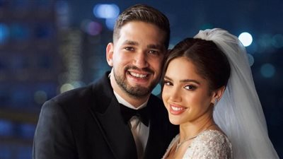 بـ زغاريد متبادلة .. وفاء عامر وسلوى عثمان ينفيان خلافاتهما بحفل زفاف رنا رئيس