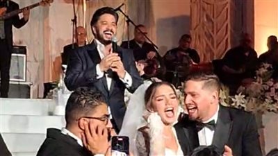 يا بتاع النعناع .. مصطفى حجاج يحيي حفل زفاف رنا رئيس