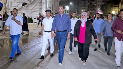 محافظ سوهاج يتفقد مشروعات التطوير والتجميل ويوجه بسرعة إنجازها