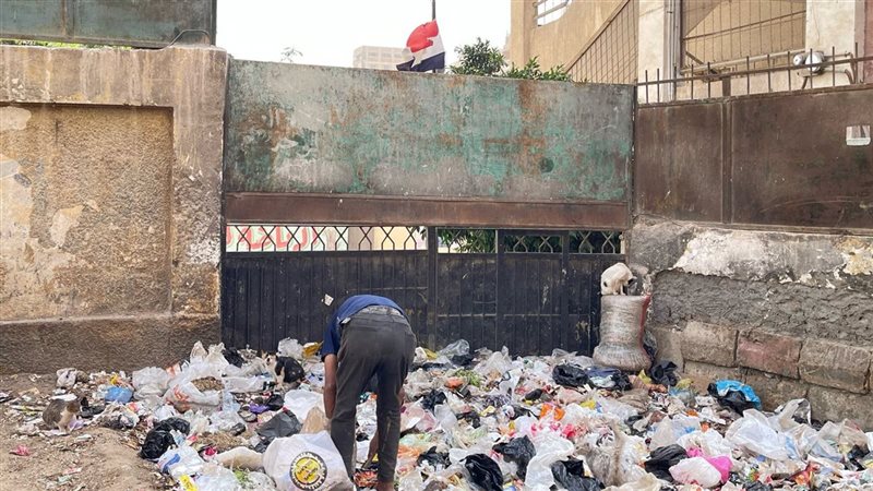 تراكم القمامة