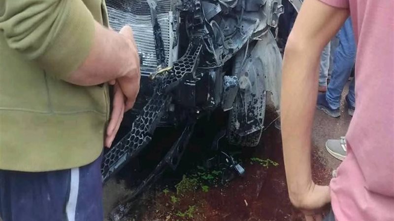 إصطدام سيارة بتوك
