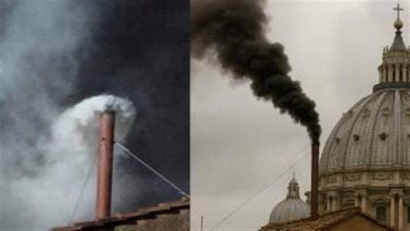 الدخان الأبيض والأسود
