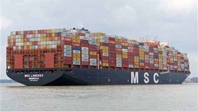 ميناء الإسكندرية يستقبل أكبر سفينة حاويات في تاريخه بحمولة كلية 155 ألف طن 