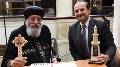 قداسة البابا يلتقي كبير باحثي معهد التاريخ الحديث في صربيا