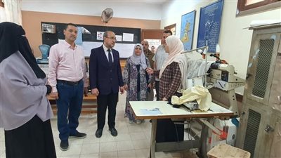 مدير تعليم المنوفية يتابع مدارس الشهداء لضمان حسن سير العملية التعليمية
