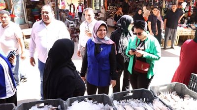 نائب محافظ دمياط تتابع ضبط أسعار الأسماك والسلع في جولة ميدانية |صور