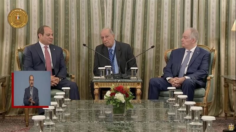 لقاء الرئيس المصرى