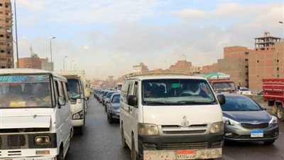 كثافات مرورية شوارع وميادين القاهرة والجيزة صباح اليوم الخميس