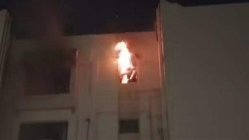 حريق الرحاب 