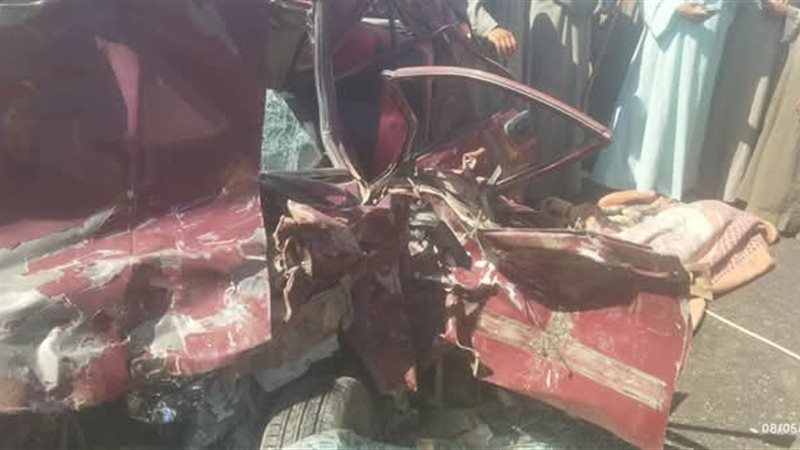 حادث تصادم سيارتين