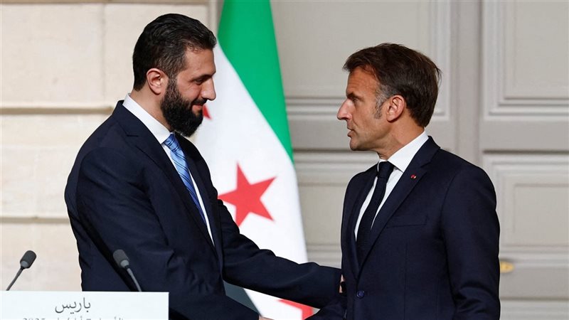 الرئيس الفرنسي ونظيره