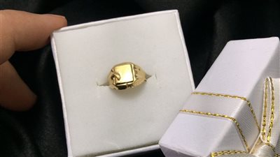 خواتم الذهب لهدايا المواليد الذكور.. لمسة فاخرة تدوم مدى الحياة