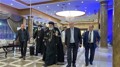 البابا تواضروس الثانى يعود إلى أرض الوطن بعد جولة أوربية