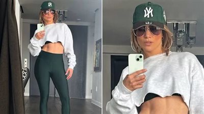 جينيفر لوبيز تغيب عن ميت جالا وتخطف الأنظار بعضلات بطنها على انستجرام