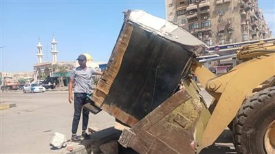 حملة مكبرة لإزالة الإشغالات والتعديات بضواحي بورسعيد