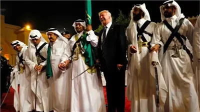 زياد سنكرى: هذه أول مرة رئيس أمريكى يقوم بزيارة رسمية إلى الخليج العربى