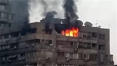 إصابة 2 أجانب في حريق شقة بمحيط فندق أم كلثوم بالزمالك