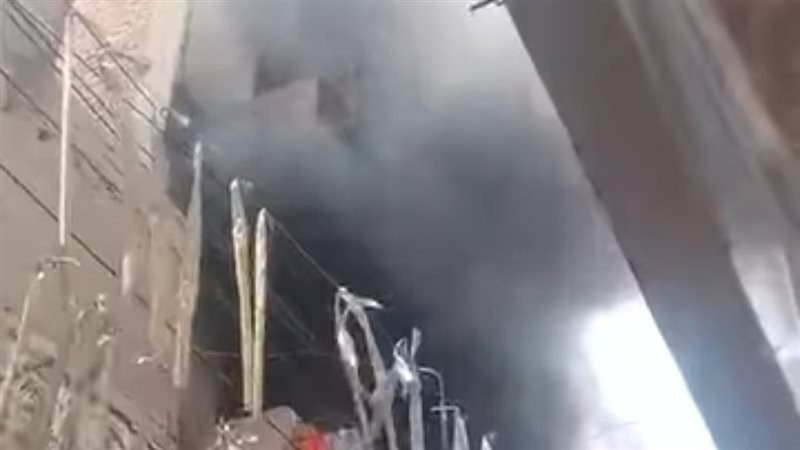 صورة من الحريق في