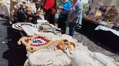 أندية الفتاة والمرأة بالشرقية تشارك بصناعات يدوية وحرفية بمعرض الزهور بالدقي 