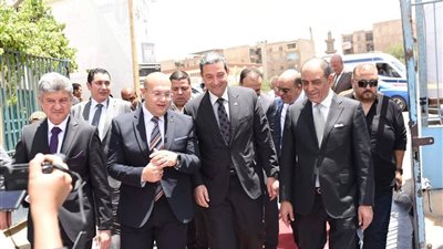 أيمن الشهابى يفتتح أوكازيون دمياط للأثاث في الجيزة 