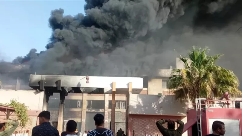 آثار الحريق