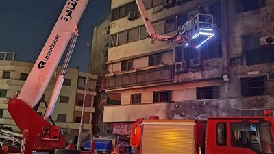 محافظ القاهرة يوجه بتشكيل لجنة لفحص تلفيات حريق مصر الجديدة