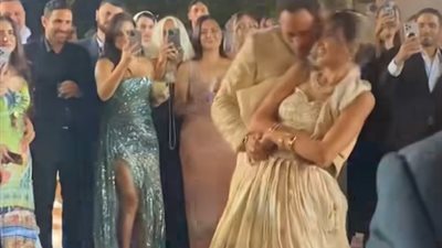 على الطريقة الهندية.. رامي عاشور يحتفل بزفافه على ملك الشواربي