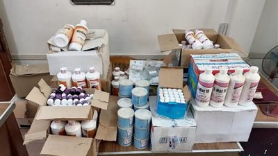 ضبط 535 عبوة أدوية ولقاحات بيطرية مجهولة المصدر بالشرقية