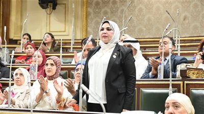 النائبة ميرفت عبد النعيم تؤدي اليمين الدستورية خلفا للراحلة رقية الهلالى 
