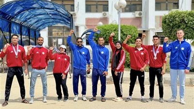 جامعة بني سويف تحصد المراكز الأولى فى بطولة الشهيد رفاعى لرفع الأثقال