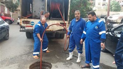 حملة مكثفة لتطهير وصيانة بيارات المحطات وشبكات الصرف الصحي ببورسعيد
